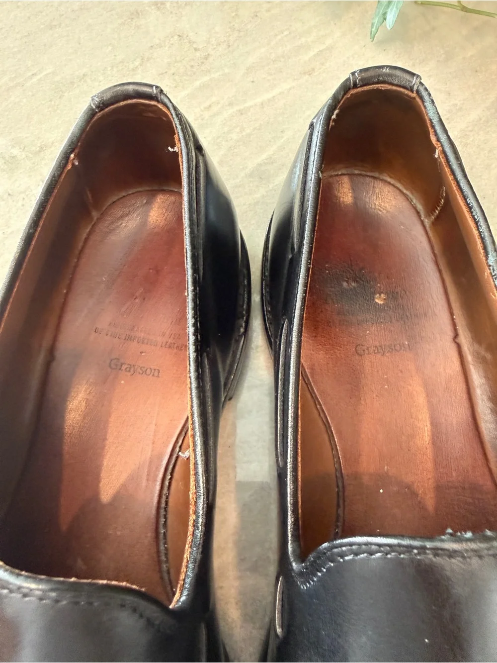 Allen Edmonds Grayson Black Leather Tassel Loafers Men’s 10.5 D Dress Shoes USA